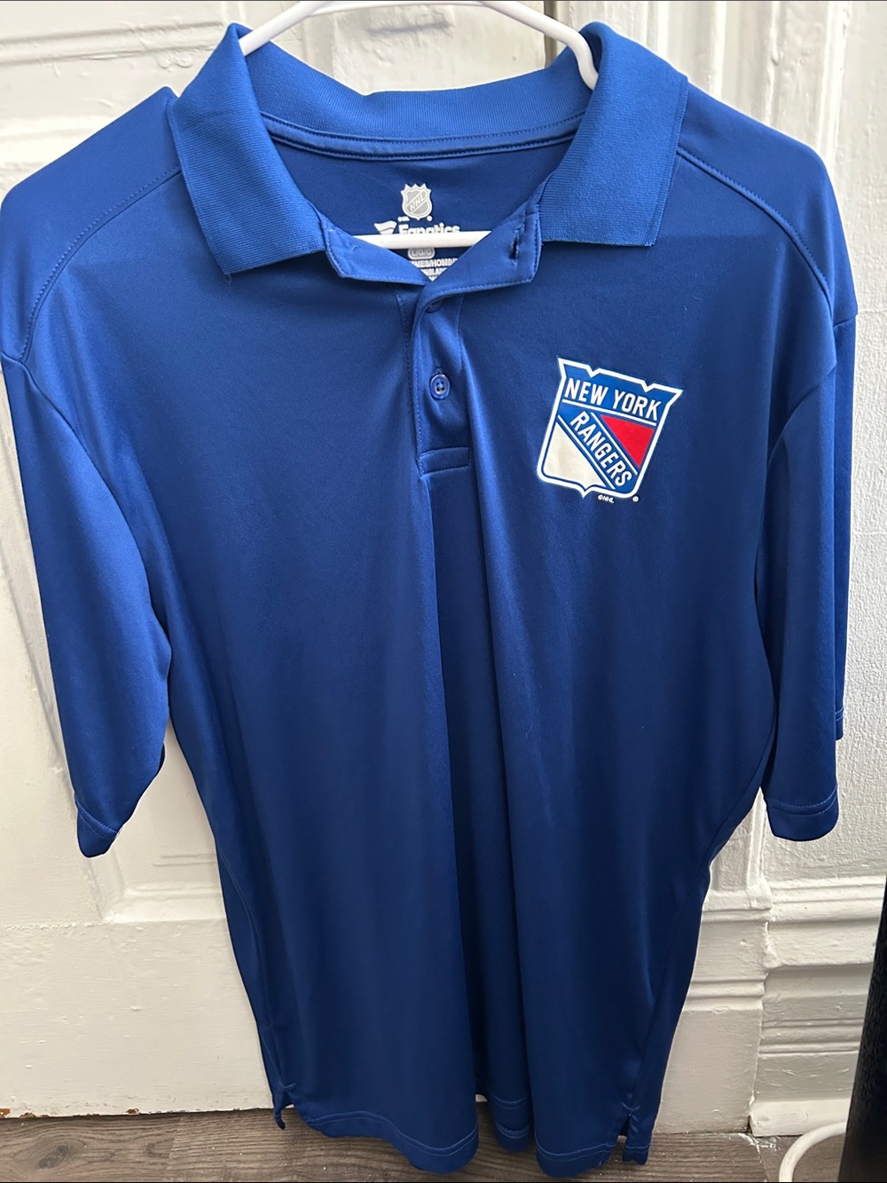 New York Rangers Blue Polo Shirt - NHL Logo